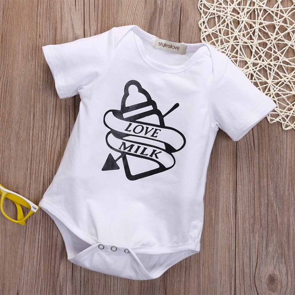 LOVE MILK Cotton Baby Romper